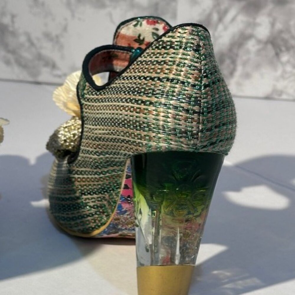 Irregular Choice Lucite Heel Shoes – Women’s Size 5.5 – Unique Statement Heels - Picture 3 of 7